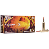 FEDERAL AMMO 243 WINCHESTER 95gr FUSION-BT MOLY 20/bx 10/c