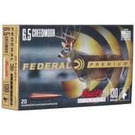 FEDERAL AMMO 6.5 CREED 130gr SWIFT SCIROCCO 20/bx 10/c