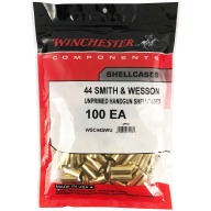 Winchester Brass 44 Special Unprimed Bag of 100