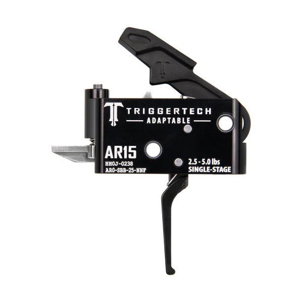 Triggertech Adaptable Single Stage Flat Trigger AR-15 Black