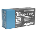 Aguila 38 Special +P Ammunition 125 Grain Jacketed Hollow Point Box of 50