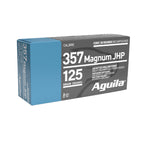 Aguila 357 Magnum Ammunition 125 Grain Jacketed Hollow Point Box of 50