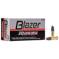CCI Blazer Aluminum 22 Long Rifle Ammunition 40 Grain Lead Round Nose Box of 50