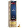 CCI 22 Short Ammunition 29 Grain Plated Round Nose Box of 100
