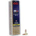 CCI Mini Mag 22 Long Rifle Ammunition 40 Grain Fragmenting Hollow Point Box of 100