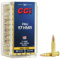 CCI TNT 17 Hornady Magnum Rimfire (HMR) Ammunition 20 Grain Full Metal Jacket Box of 50