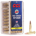 CCI TNT Green 17 Hornady Magnum Rimfire (HMR) Ammunition 16 Grain Hollow Point Box of 50