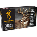 Browning Silver Series 300 Winchester Magnum Ammunition 180 Grain Plated Pointed Soft Point Box of 20