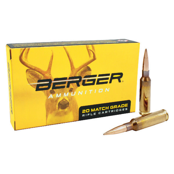 Berger Match Grade 6.5 Creedmoor Ammunition 140 Grain Elite Hunter Jacketed Hollow Point Box of 20