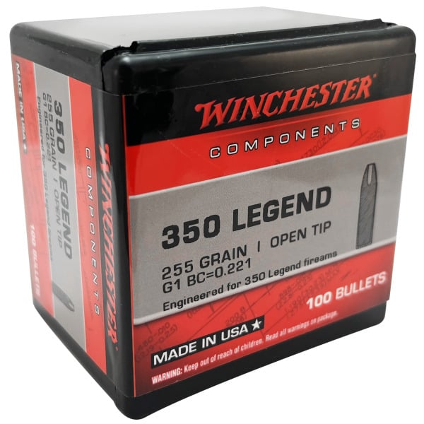 Winchester 9mm (.355 Diameter) Bullets 255 grain Jacketed Hollow Point Box of 10