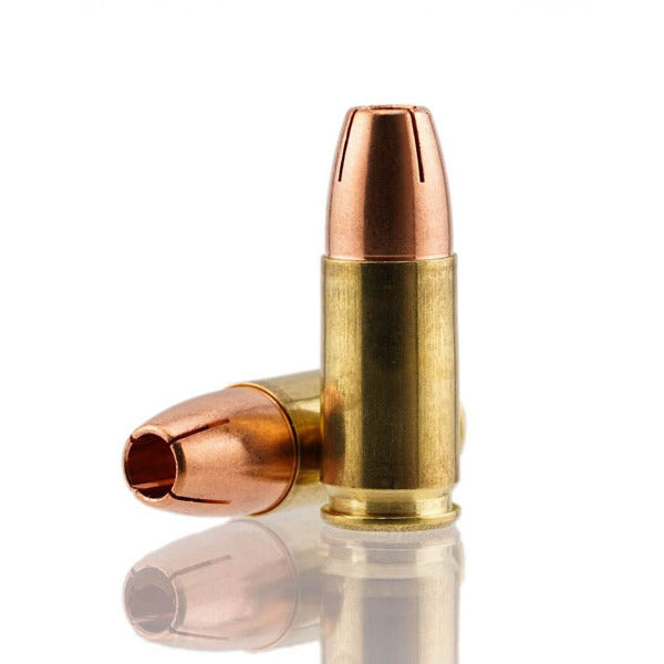 Cutting Edge Bullets Personal Home Defense 9mm Luger Ammunition 90 Grain Fragmenting Hollow Point Box of 20