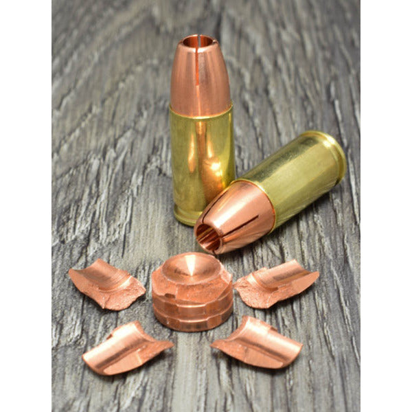Cutting Edge Bullets Personal Home Defense 9mm Luger Ammunition 90 Grain Fragmenting Hollow Point Box of 20