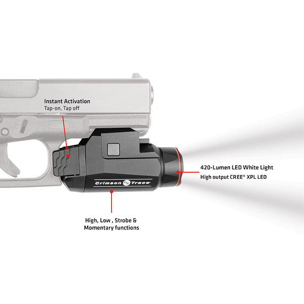 CRIMSON TRACE CMR-208 UNI WHITE LIGHT-PIC RAIL