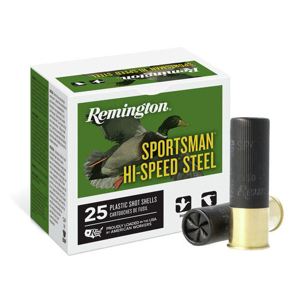 Remington 12 Gauge Ammunition 2-3/4" #7 1 oz 1365 fps Steel Steel Shot Box of 25