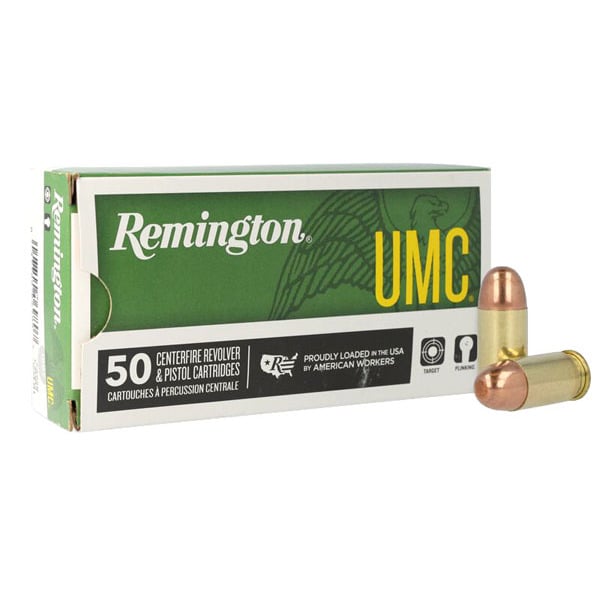 Remington UMC 380 ACP Ammunition 95 Grain Full Metal Jacket Box of 50