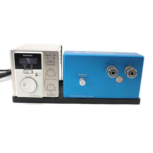 K&M BENCHTOP CASE PREP MACHINE : 2 SPINDLE