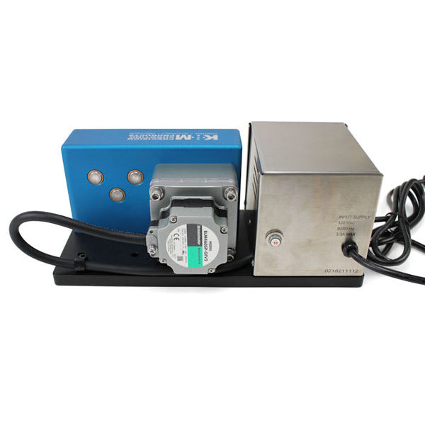K&M BENCHTOP CASE PREP MACHINE : 2 SPINDLE