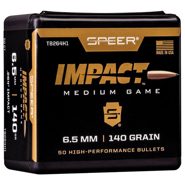 Speer Impact 28 Caliber, 7mm (.284 Diameter) Bullets 175 grain Polymer Tip Box of 50