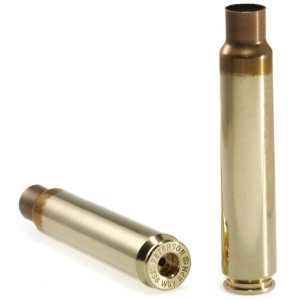 Peterson 338 Weatherby RPM Brass Box of 50