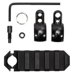 GROVTEC TUBE MOUNT RAIL 2.6" PIC RAIL.630-.675dia