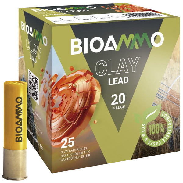 BIOAmmunition Clay 20 Gauge Ammunition 2-3/4" #7.5 1 oz 1165 fps Case of 250