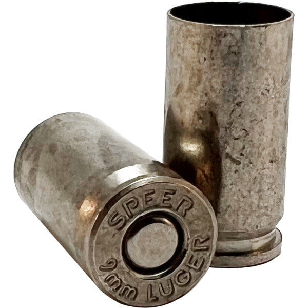 Pull-Down 9mm Luger Primed Nickel Plated Brass Bag of 100