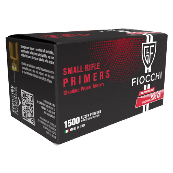 Fiocchi Small Rifle Primers Box of 1500