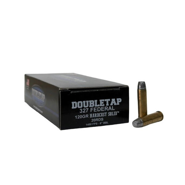 DoubleTap 327 Federal Magnum Ammunition 120 Grain Wide Flat Nose Box of 20