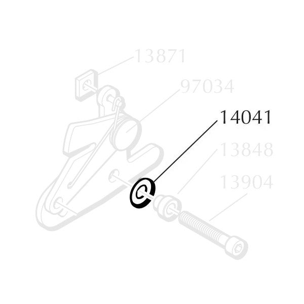 Dillon Super 1050 Bowed Washer for Powder Measure Assembly