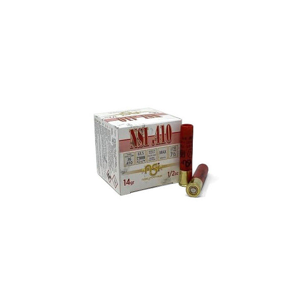 NOBEL NSI 410br 2-1/2" 1/2oz #7.5 1240fps 250/cs