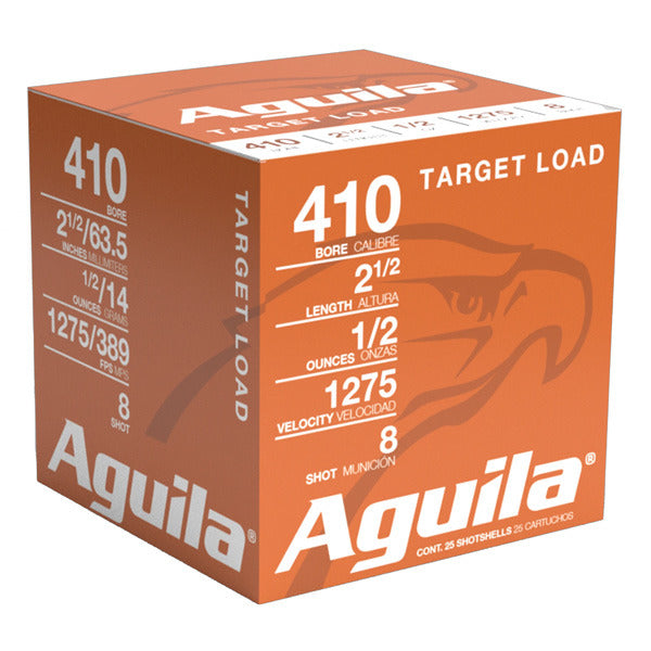 Aguila 410 Bore Ammunition 2-1/2" #9 1/2 oz 1275 fps Box of 25