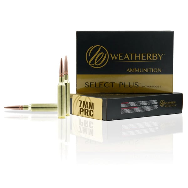 Weatherby Select Plus 7mm PRC Ammunition 177 Grain Hammer Custom Copper Hollow Point Box of 20