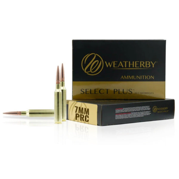 Weatherby Select Plus 7mm PRC Ammunition 175 Grain Berger Elite Hunter Jacketed Hollow Point Box of 20