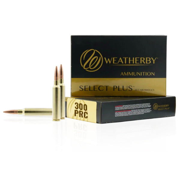 Weatherby 300 PRC Ammunition 180 Grain Swift Scirocco II Polymer Tip Box of 20