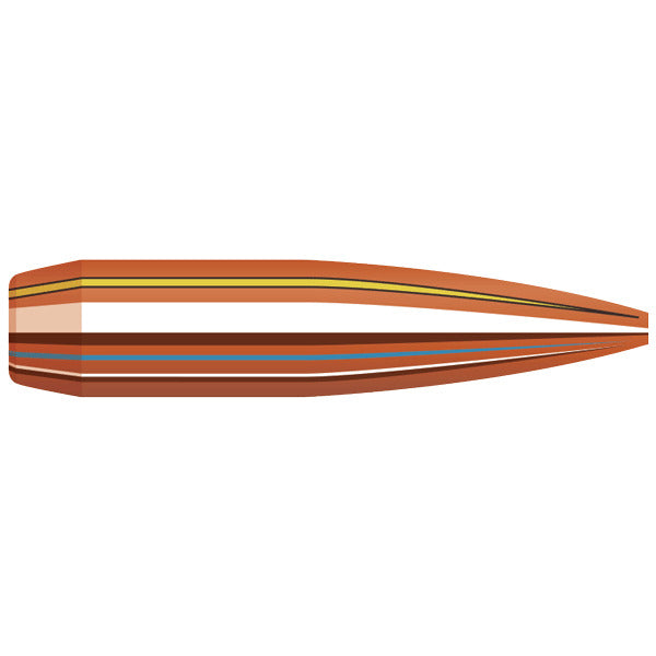 Hornady 264 Caliber, 6.5mm (.264 Diameter) Bullets 123 grain Boat Tail Hollow Point Box of 100