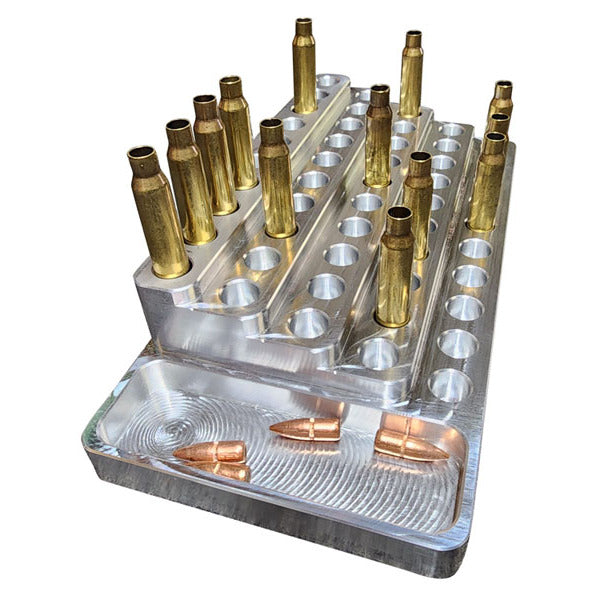 Walberg Precision Tiered Aluminum Reloading Block (to .405) Micro