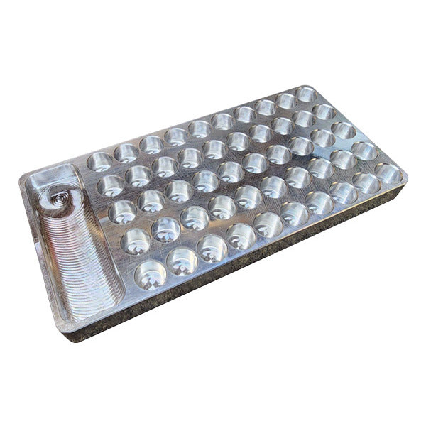 Walberg Precision Flat Aluminum Reloading Block (to .405) Micro