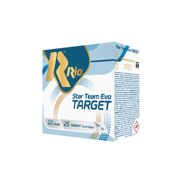 Rio Stat Team Evo Target 12 Gauge Ammunition 2-3/4" #7.5 1-1/8 oz 1200 fps Case of 250