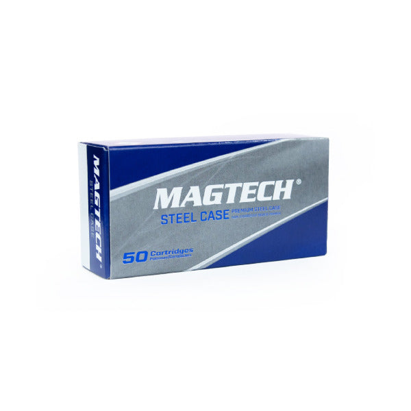 Magtech Steel Case 9mm Luger Ammunition 115 Grain Full Metal Jacket Box of 50