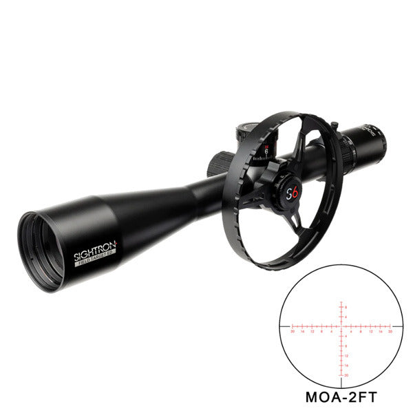 SIGHTRON 10-60x56ED S6 MOA-2FT TACT WHEEL BUNDLE