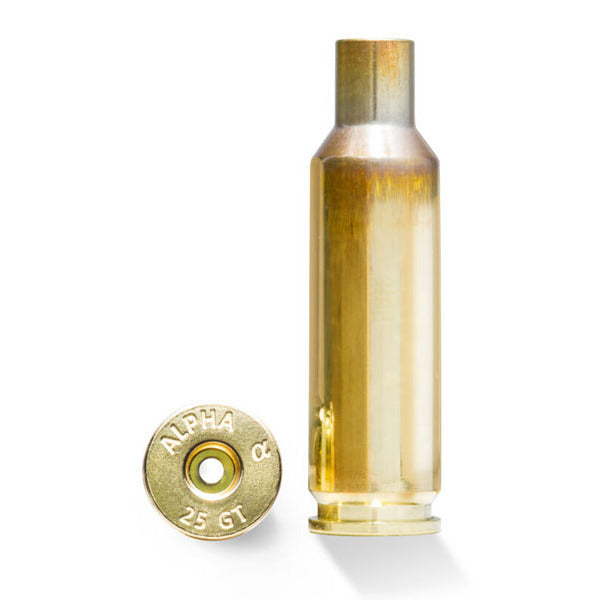 Alpha Munitions 25 GT Brass Box of 100