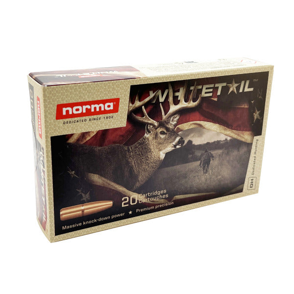 Norma Whitetail 7x57mm Mauser Ammunition 150 Grain Pointed Soft Point Box of 20
