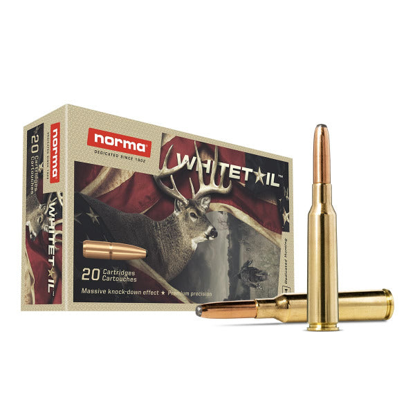 Norma Whitetail 8x57mm Mauser Ammunition 196 Grain Pointed Soft Point Box of 20