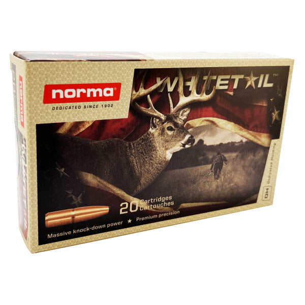 Norma Whitetail 7.65x53mm Argentine (7.65x53mm Mauser) Ammunition 174 Grain Pointed Soft Point Box of 20