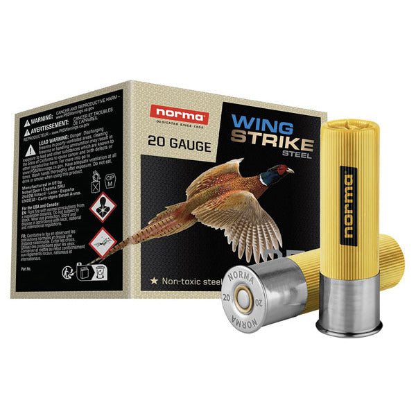 Norma Wingstrike 20 Gauge Ammunition 2-3/4" #5 1-1/8 oz 1200 fps Box of 25