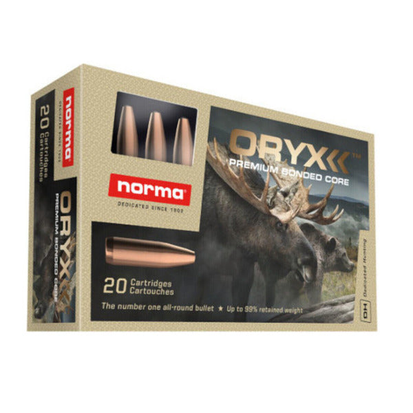 Norma Oryx 7mm Remington Magnum Ammunition 170 Grain Jacketed Soft Point Box of 20