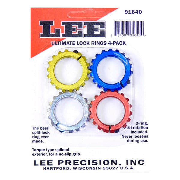 Lee Precision Ultimate Lock Rings Pack of 4
