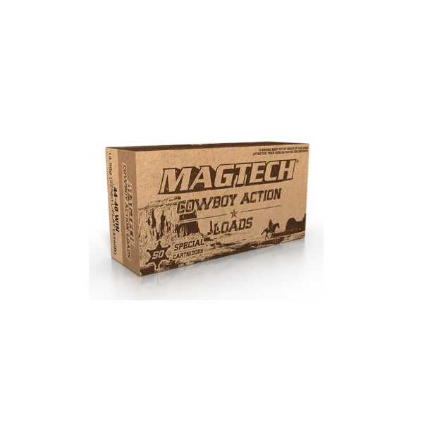 Magtech Cowboy Action 44-40 WCF Ammunition 225 Grain Lead Flat Nose Box of 20