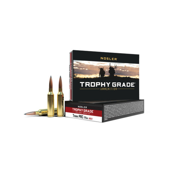 Nosler Trophy Grade 7mm PRC Ammunition 175 Grain AccuBond Long Range Polymer Tip Box of 20