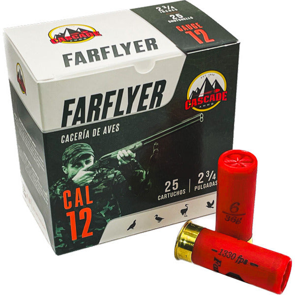 Cascade 12 Gauge Ammunition 2-3/4" #6 1-1/4 oz 1330 fps Box of 25
